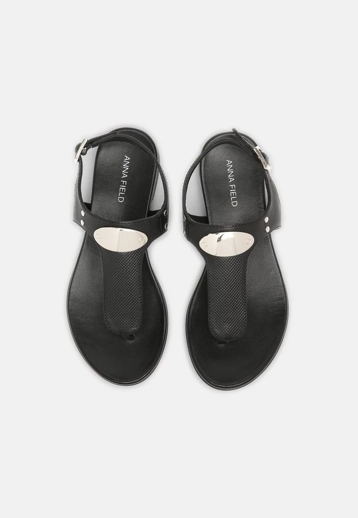 Sandale ANNA FIELD Anna Field T-bar Sandals Noir Femme | YPR-7410200